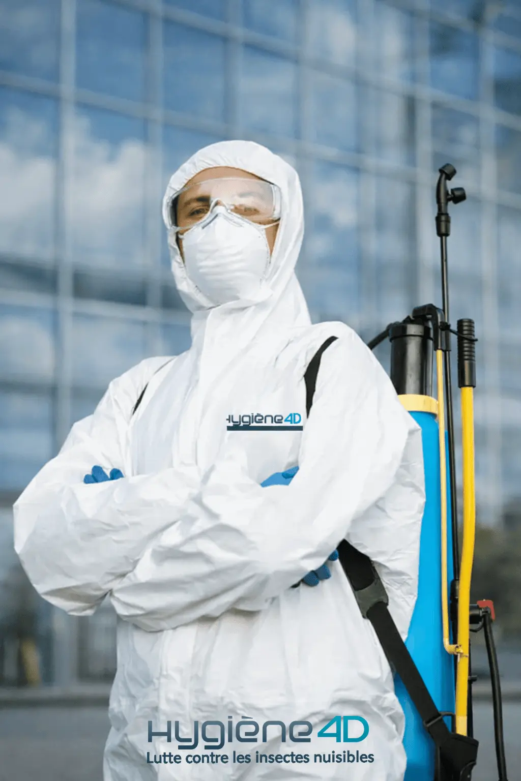 Équipe Hygiène4D en intervention de dératisation et désinsectisation